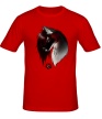 Мужская футболка «Valentine Wolf» - Фото 1
