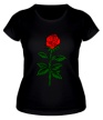 Женская футболка «Красная роза» - Фото 1