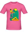 Мужская футболка «Лягушка с чупа-чупсом» - Фото 1