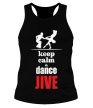 Мужская борцовка «Keep calm & dance JIVE» - Фото 1