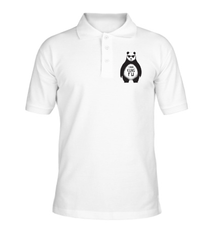 Рубашка поло «Панда знает Кунг-Фу»