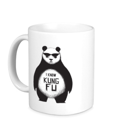 Керамическая кружка «Панда знает Кунг-Фу»
