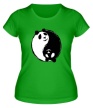 Женская футболка «Панда Инь Ян» - Фото 1