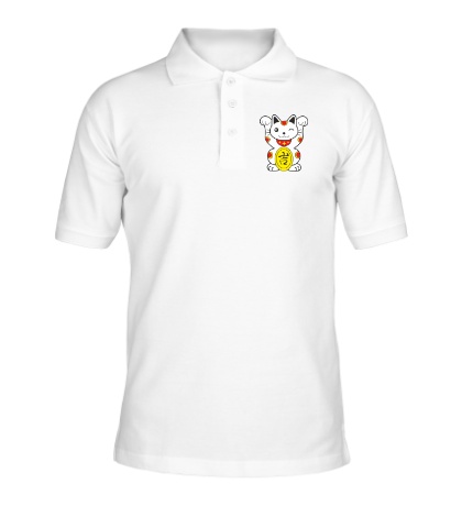 Рубашка поло Японский котик