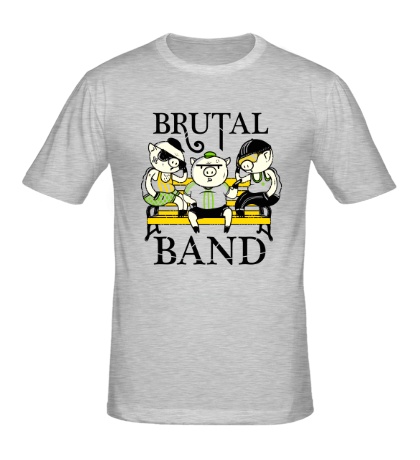 Мужская футболка Brutal Band