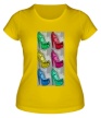 Женская футболка «Лабутены в цвете» - Фото 1