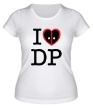 Женская футболка «I love deadpool» - Фото 1