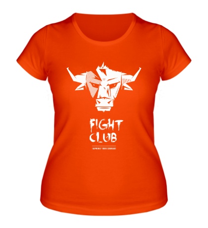 Женская футболка Bull: Fight club