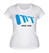 Женская футболка Minimal techno