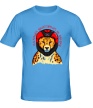 Мужская футболка «Быстрый в мире леопард» - Фото 1
