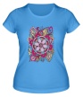 Женская футболка «Узор из цветов» - Фото 1
