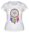 Женская футболка «Dreamcatcher Rainbow Feathers» - Фото 1