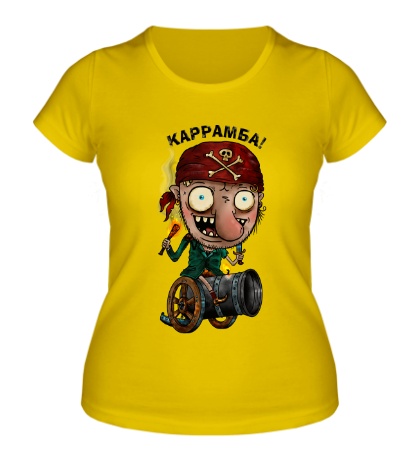 Женская футболка Каррамба Пират