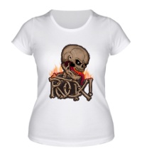 Женская футболка Skull Rock
