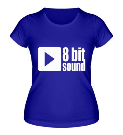 Женская футболка 8bit sound