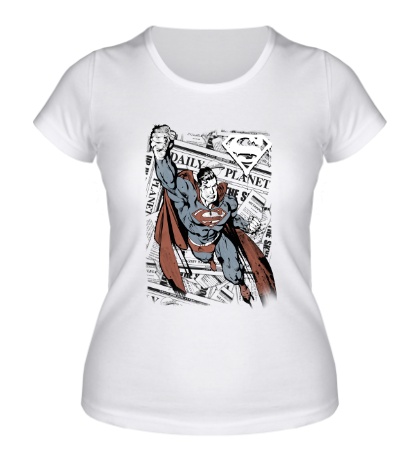 Женская футболка Superman Tabloids