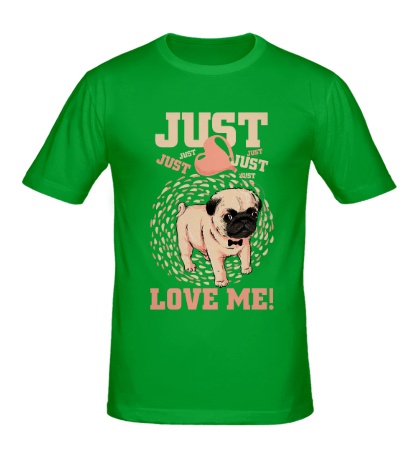Мужская футболка Just Love me