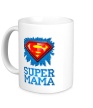 Керамическая кружка «Superman Мама» - Фото 1