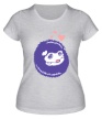 Женская футболка «Влюбленный ежик» - Фото 1