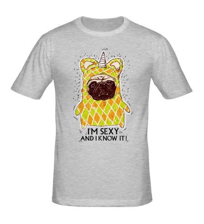 Мужская футболка «Im sexy dog»