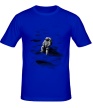 Мужская футболка «Одинокий астронавт» - Фото 1