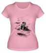 Женская футболка «Одинокий астронавт» - Фото 1