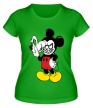 Женская футболка «Evil Mickey Mouse» - Фото 1