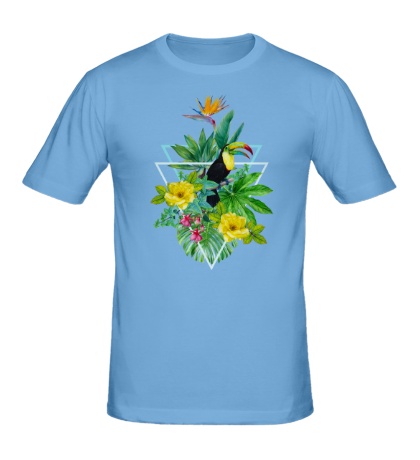 Мужская футболка Тропический сад