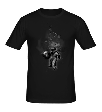 Мужская футболка Подводный космос