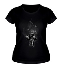 Женская футболка Подводный космос
