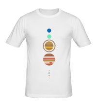 Мужская футболка Парад планет