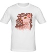 Мужская футболка «Cat UPS» - Фото 1