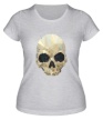 Женская футболка «Многоугольный череп» - Фото 1