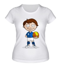 Женская футболка Volleyball Boy