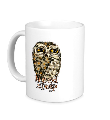 Керамическая кружка Owl Need Steep