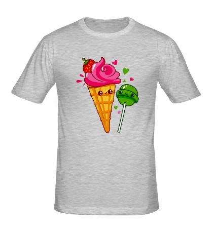 Мужская футболка «Веселые сладости»