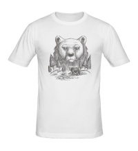 Мужская футболка Медведица