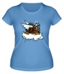 Женская футболка «Улитка в облаках» - Фото 1