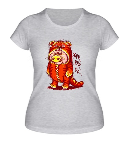 Женская футболка «Хрррюшка»