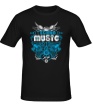 Мужская футболка «Techno Music Star» - Фото 1