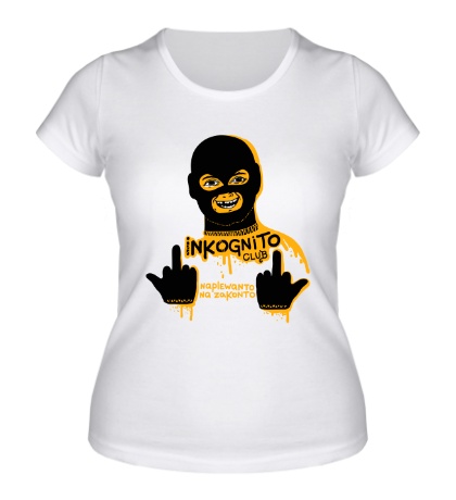 Женская футболка Inkognito Club