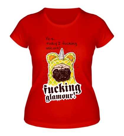 Женская футболка «Fucking Glamour»