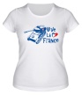Женская футболка «AMX 12t Viva la France» - Фото 1