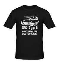 Мужская футболка GW Typ E Panzerwaffe