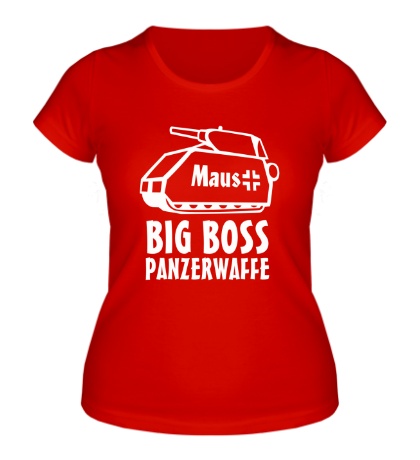 Женская футболка Maus Big Boss