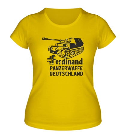 Женская футболка Ferdinand Panzerwaffe