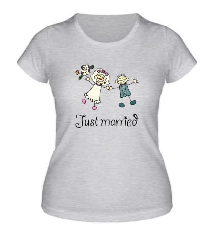 Женская футболка «Just Married»