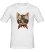 Мужская футболка «Кот: всегда готов» - Фото 1
