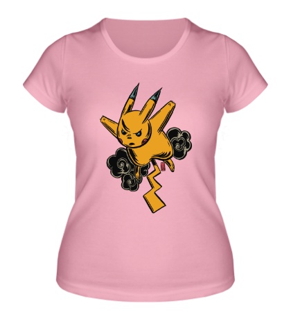 Женская футболка «Грозный Пикачу»