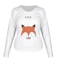 Женский лонгслив FOX